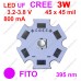 3Вт ультрафіолетовий фіто світлодіод CREE 395нм 3Вт ультрафіолетовий фіто світлодіод CREE 395нм