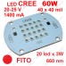 60Вт фіто матриця CREE 660нм червоного світіння 60Вт фіто матриця CREE 660нм червоного світіння