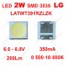 LATWT391RZLZK світлодіод SMD 3535 2Вт 6В LG LATWT391RZLZK світлодіод SMD 3535 2Вт 6В LG