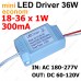 36Вт Econom mini LED драйвер для світильника 18-36шт х1Вт світлодіодів