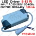12Вт Premium LED драйвер для живлення від мережі 8-12шт х1Вт світлодіодів 300мА 12Вт Premium LED драйвер для живлення від мережі 8-12шт х1Вт світлодіодів 300мА